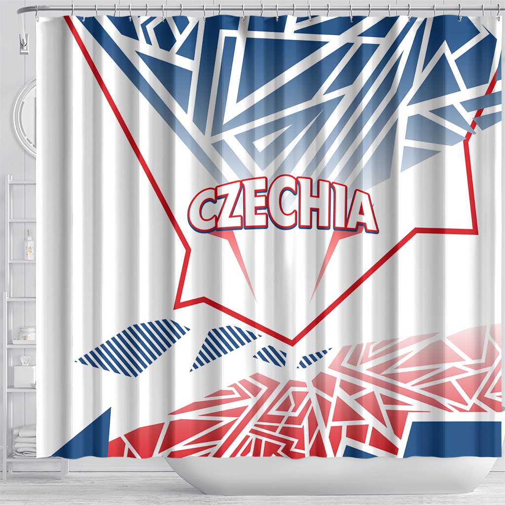 Forever Czech Republic Shower Curtain Czechia Pravda Vitezi