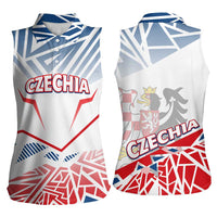 Forever Czech Republic Women Sleeveless Polo Shirt Czechia Pravda Vitezi - Wonder Print Shop