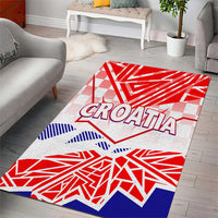 Forever Croatia Area Rug Hrvatska Trobojnica Checkerboard - Wonder Print Shop