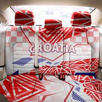 Forever Croatia Back Car Seat Cover Hrvatska Trobojnica Checkerboard - Wonder Print Shop