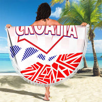 Forever Croatia Beach Blanket Hrvatska Trobojnica Checkerboard - Wonder Print Shop