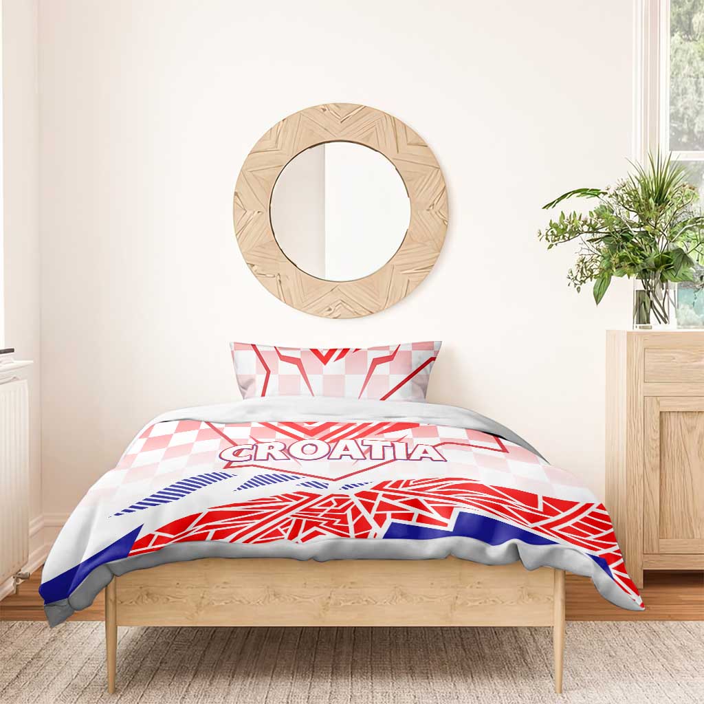 Forever Croatia Bedding Set Hrvatska Trobojnica Checkerboard - Wonder Print Shop