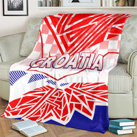 Forever Croatia Blanket Hrvatska Trobojnica Checkerboard