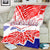 Forever Croatia Blanket Hrvatska Trobojnica Checkerboard