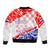 Forever Croatia Bomber Jacket Hrvatska Trobojnica Checkerboard - Wonder Print Shop