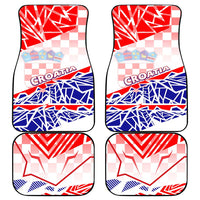 Forever Croatia Car Mats Hrvatska Trobojnica Checkerboard - Wonder Print Shop