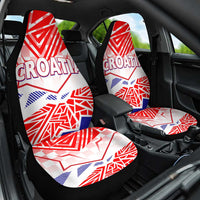 Forever Croatia Car Seat Cover Hrvatska Trobojnica Checkerboard - Wonder Print Shop