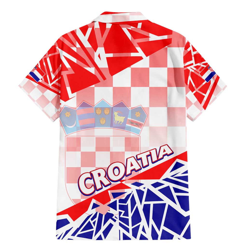 Forever Croatia Family Matching Mermaid Dress and Hawaiian Shirt Hrvatska Trobojnica Checkerboard - Wonder Print Shop