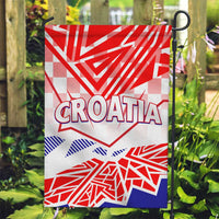 Forever Croatia Garden Flag Hrvatska Trobojnica Checkerboard - Wonder Print Shop