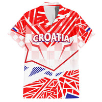 Forever Croatia Hawaiian Shirt Hrvatska Trobojnica Checkerboard - Wonder Print Shop