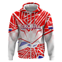 Forever Croatia Hoodie Hrvatska Trobojnica Checkerboard - Wonder Print Shop