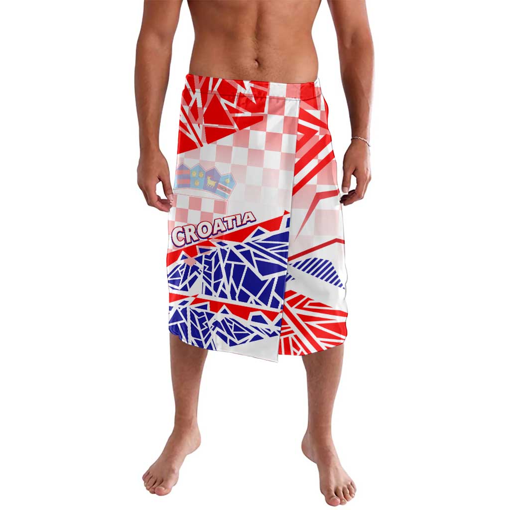 Forever Croatia Lavalava Hrvatska Trobojnica Checkerboard - Wonder Print Shop