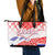 Forever Croatia Leather Tote Bag Hrvatska Trobojnica Checkerboard - Wonder Print Shop