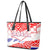 Forever Croatia Leather Tote Bag Hrvatska Trobojnica Checkerboard - Wonder Print Shop