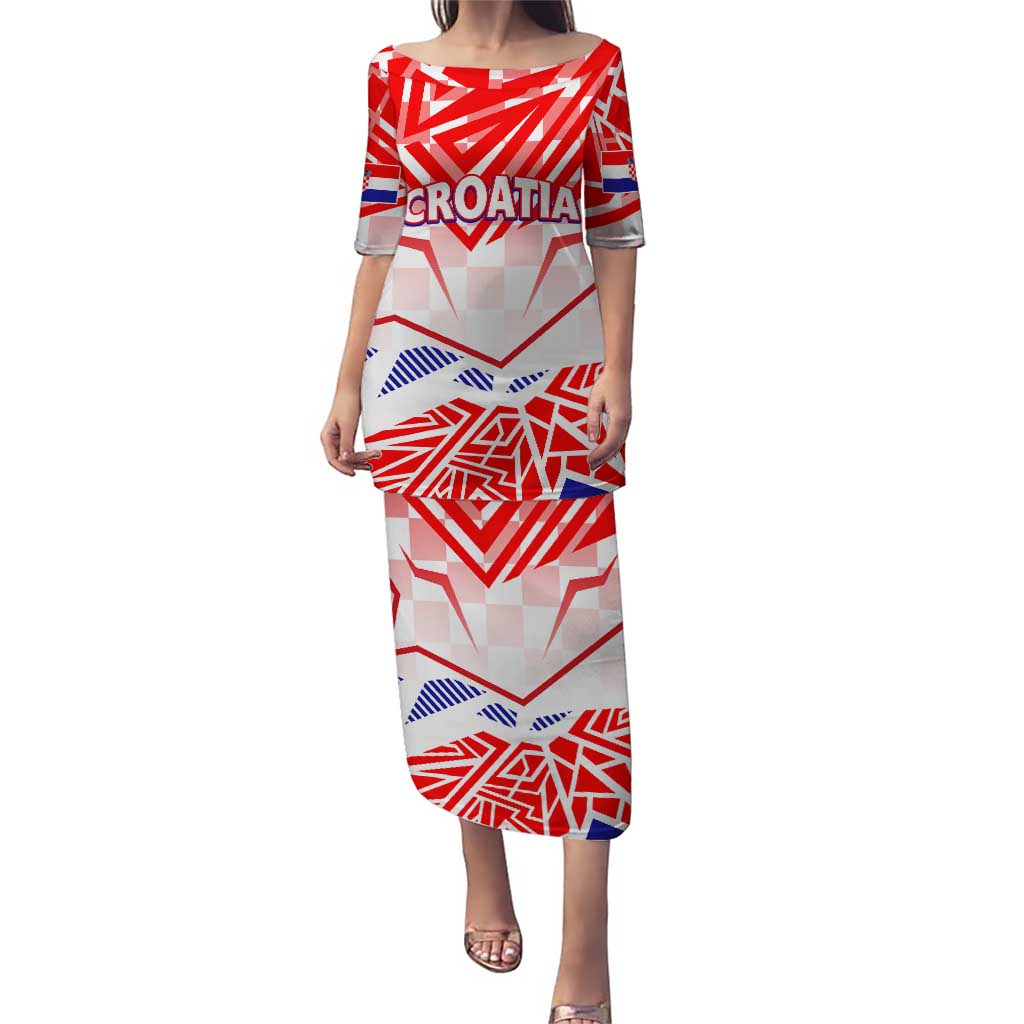 Forever Croatia Puletasi Hrvatska Trobojnica Checkerboard - Wonder Print Shop