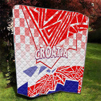 Forever Croatia Quilt Hrvatska Trobojnica Checkerboard - Wonder Print Shop