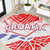 Forever Croatia Round Carpet Hrvatska Trobojnica Checkerboard