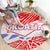Forever Croatia Round Carpet Hrvatska Trobojnica Checkerboard