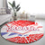 Forever Croatia Round Carpet Hrvatska Trobojnica Checkerboard