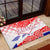 Forever Croatia Rubber Doormat Hrvatska Trobojnica Checkerboard - Wonder Print Shop