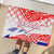 Forever Croatia Rubber Doormat Hrvatska Trobojnica Checkerboard - Wonder Print Shop