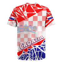 Forever Croatia Rugby Jersey Hrvatska Trobojnica Checkerboard - Wonder Print Shop
