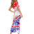 Forever Croatia Short Sleeve Bodycon Dress Hrvatska Trobojnica Checkerboard - Wonder Print Shop