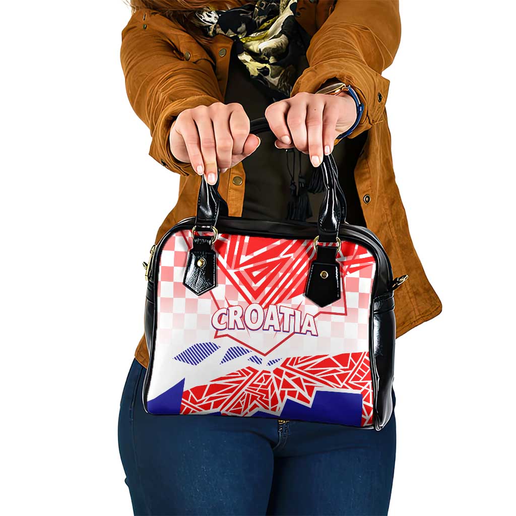 Forever Croatia Shoulder Handbag Hrvatska Trobojnica Checkerboard