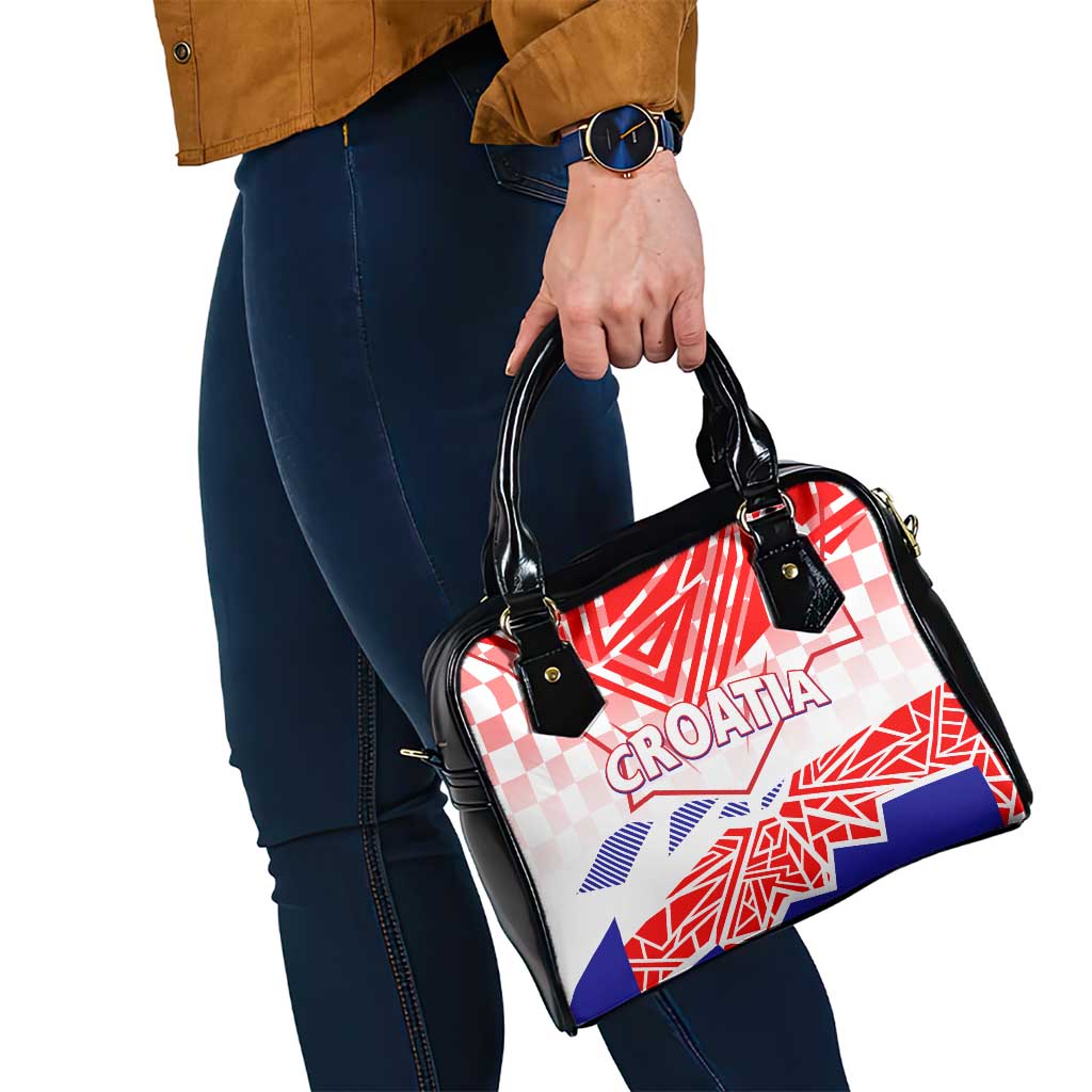 Forever Croatia Shoulder Handbag Hrvatska Trobojnica Checkerboard