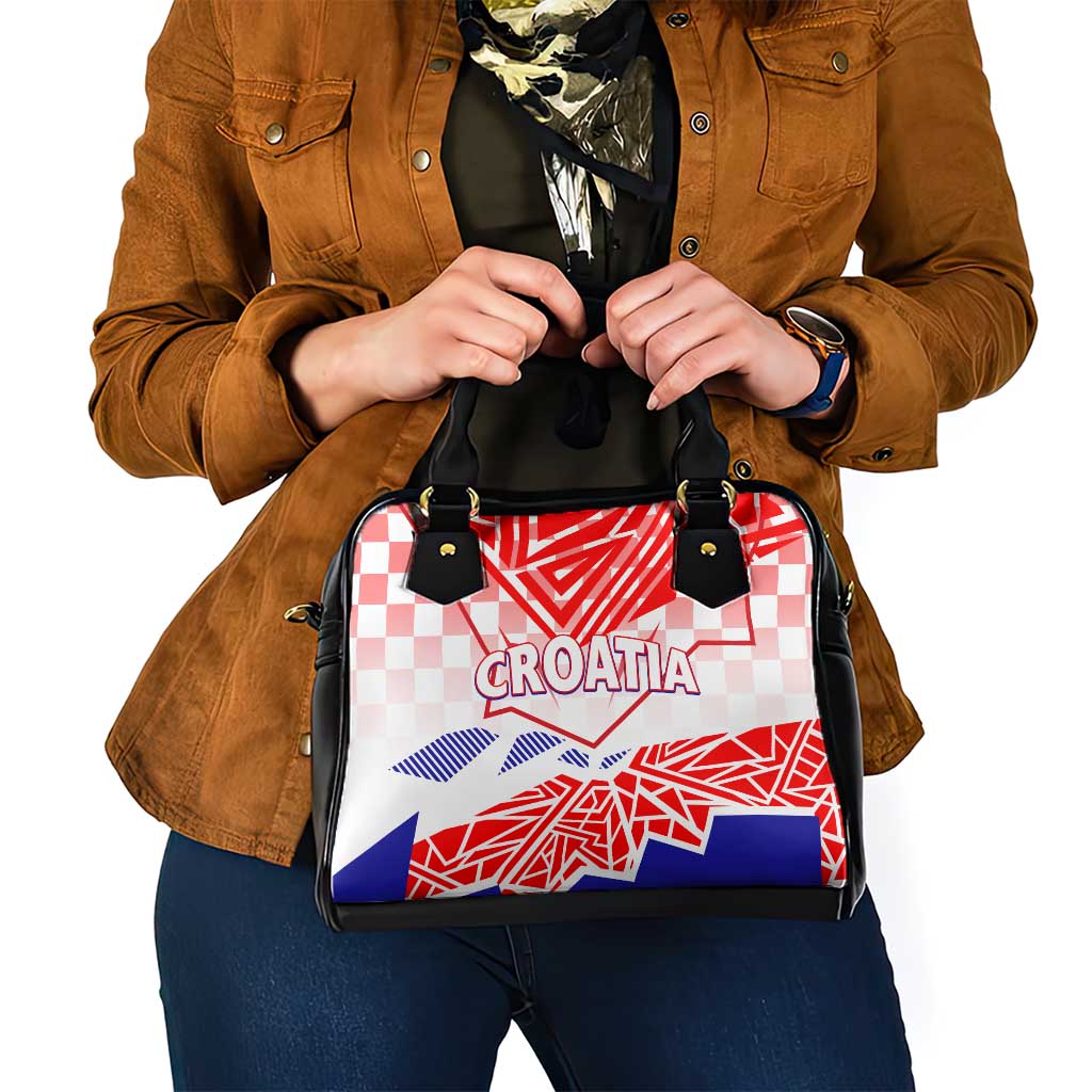 Forever Croatia Shoulder Handbag Hrvatska Trobojnica Checkerboard