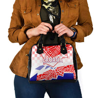 Forever Croatia Shoulder Handbag Hrvatska Trobojnica Checkerboard