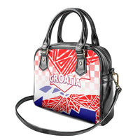 Forever Croatia Shoulder Handbag Hrvatska Trobojnica Checkerboard