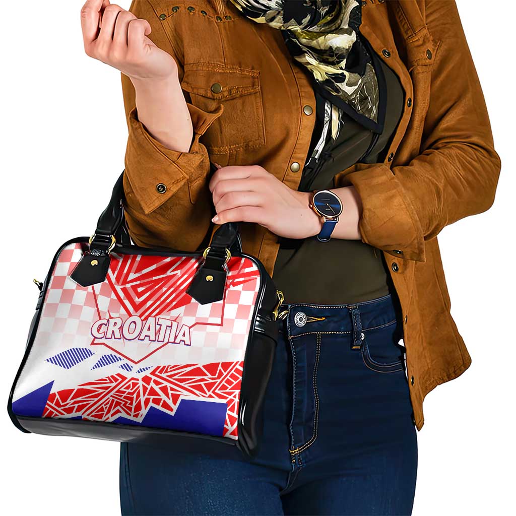 Forever Croatia Shoulder Handbag Hrvatska Trobojnica Checkerboard