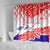 Forever Croatia Shower Curtain Hrvatska Trobojnica Checkerboard