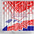 Forever Croatia Shower Curtain Hrvatska Trobojnica Checkerboard
