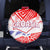 Forever Croatia Spare Tire Cover Hrvatska Trobojnica Checkerboard - Wonder Print Shop