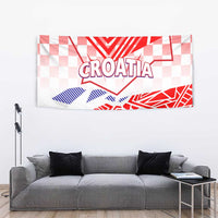 Forever Croatia Tapestry Hrvatska Trobojnica Checkerboard - Wonder Print Shop
