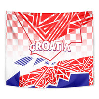 Forever Croatia Tapestry Hrvatska Trobojnica Checkerboard - Wonder Print Shop