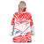 Forever Croatia Wearable Blanket Hoodie Hrvatska Trobojnica Checkerboard - Wonder Print Shop