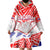 Forever Croatia Wearable Blanket Hoodie Hrvatska Trobojnica Checkerboard - Wonder Print Shop