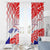 Forever Croatia Window Curtain Hrvatska Trobojnica Checkerboard - Wonder Print Shop