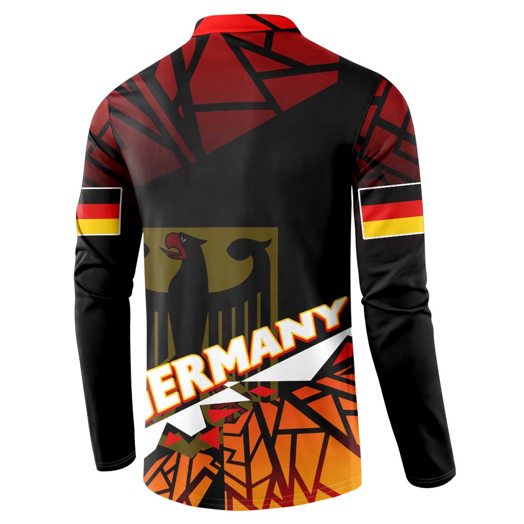 Forever Germany Button Sweatshirt Deutschland Eagle - Wonder Print Shop