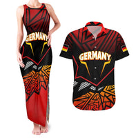 Forever Germany Couples Matching Tank Maxi Dress and Hawaiian Shirt Deutschland Eagle - Wonder Print Shop