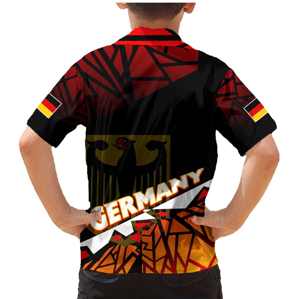 Forever Germany Family Matching Mermaid Dress and Hawaiian Shirt Deutschland Eagle - Wonder Print Shop