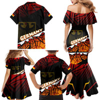 Forever Germany Family Matching Mermaid Dress and Hawaiian Shirt Deutschland Eagle - Wonder Print Shop