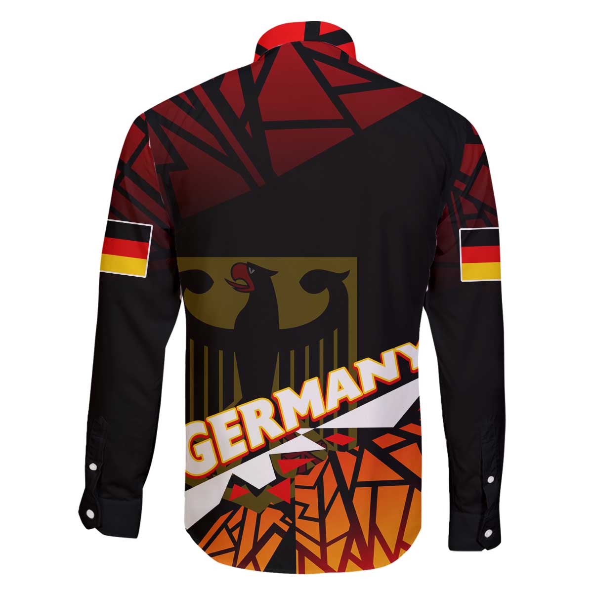 Forever Germany Family Matching Off The Shoulder Long Sleeve Dress and Hawaiian Shirt Deutschland Eagle - Wonder Print Shop