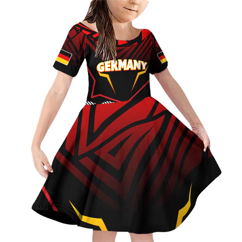 Forever Germany Family Matching Off Shoulder Short Dress and Hawaiian Shirt Deutschland Eagle - Wonder Print Shop