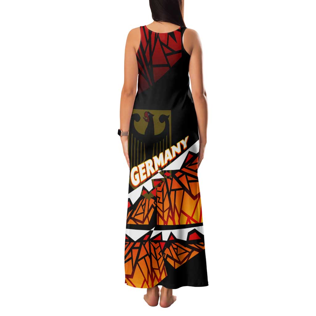 Forever Germany Family Matching Tank Maxi Dress and Hawaiian Shirt Deutschland Eagle - Wonder Print Shop