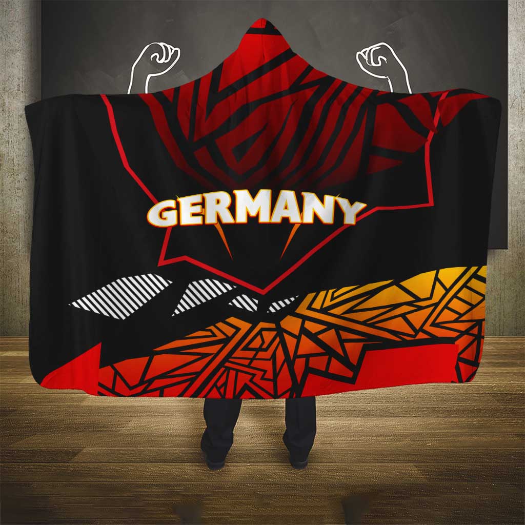 Forever Germany Hooded Blanket Deutschland Eagle