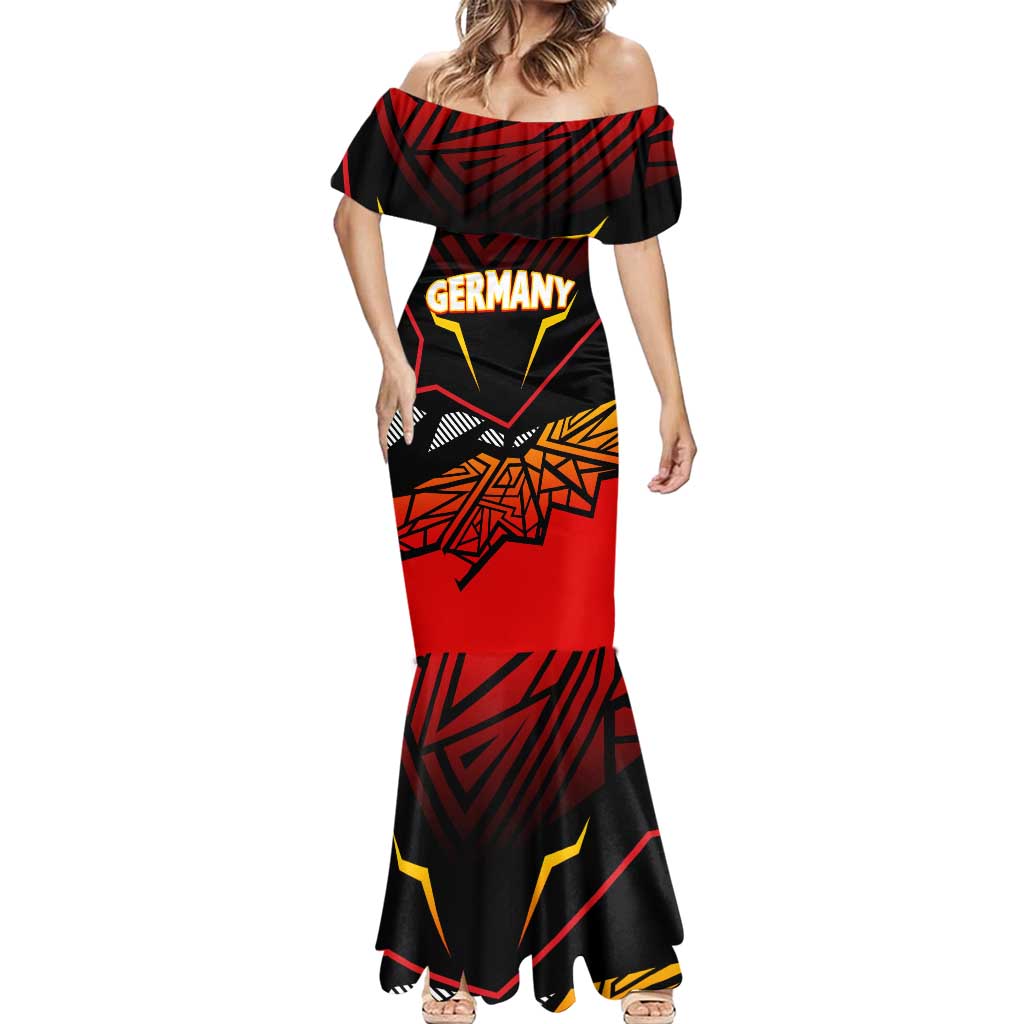 Forever Germany Mermaid Dress Deutschland Eagle - Wonder Print Shop